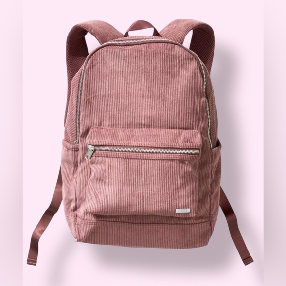 Victoria’s Secret PINK Campus School Backpack Corduroy Sheer Velvet - Picture 4 of 8